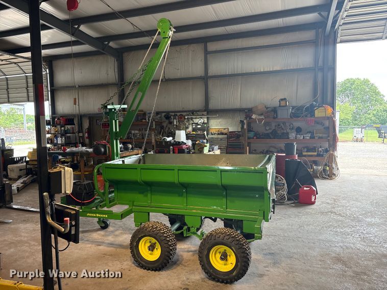 image for item EU5536 Shop built dump trailer