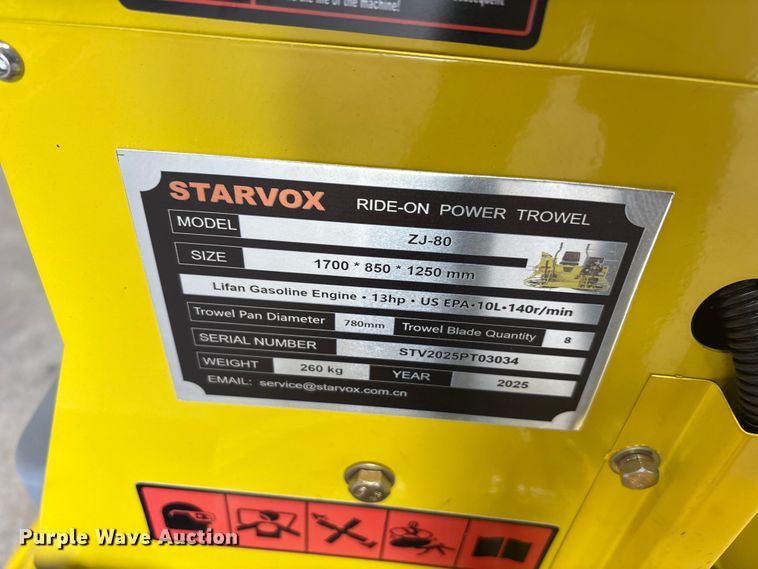 image for item EU5542 Starvox ZJ-80 power trowel