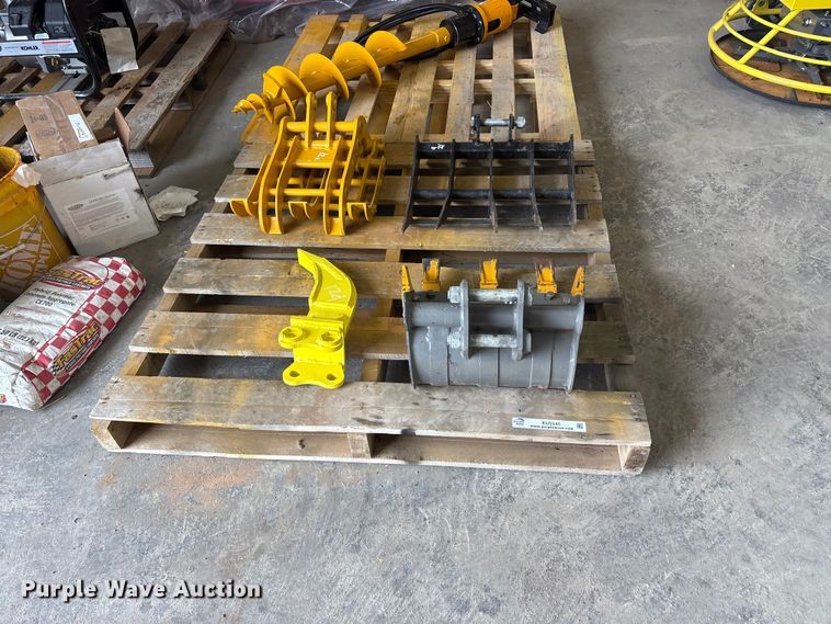 image for item EU5545 (4) mini excavator attachments