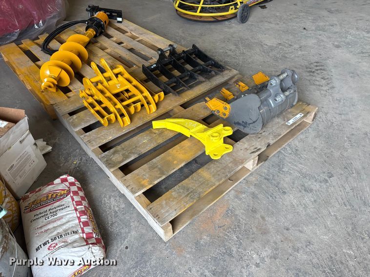 image for item EU5545 (4) mini excavator attachments