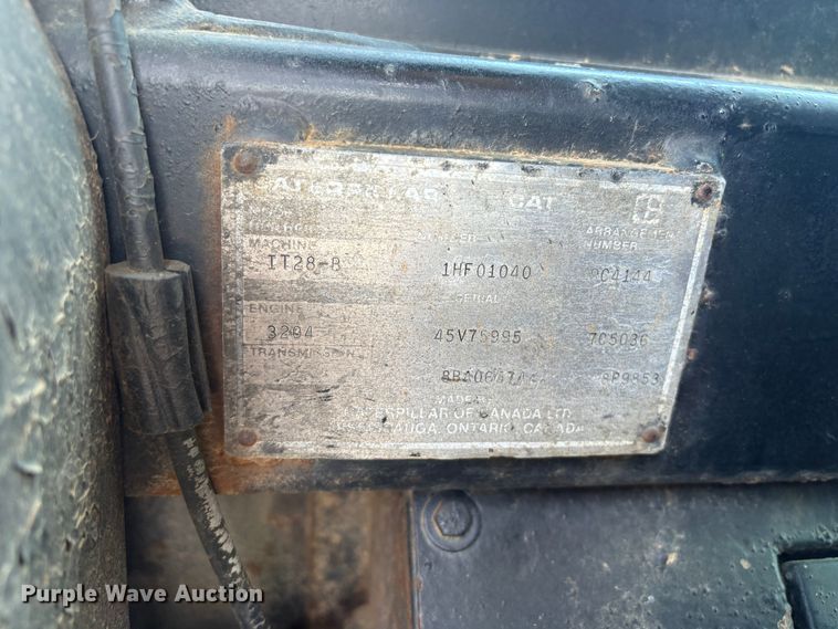 image for item EV2933 1988 Caterpillar IT28-B wheel loader