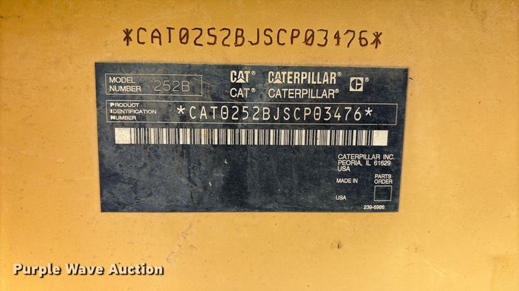 image for item EV2935 2006 Caterpillar 252B skid steer loader