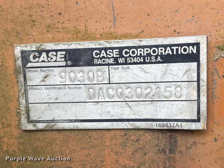 image for item EV2936 1998 Case 9030B excavator