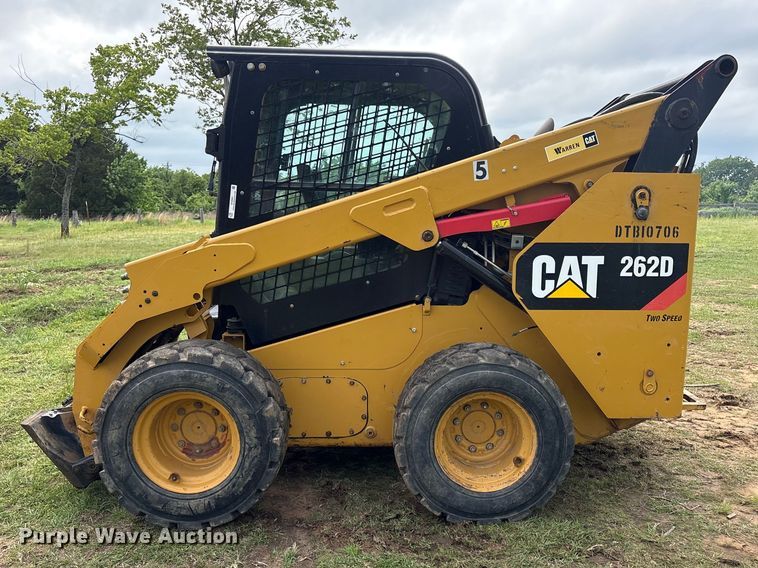 image for item EV2941 2019 Caterpillar 262D skid steer loader