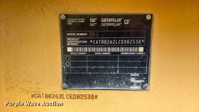 image for item EV2942 2003 Caterpillar 262 skid steer loader