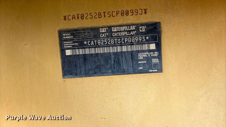 image for item EV2943 2005 Caterpillar 252B skid steer loader