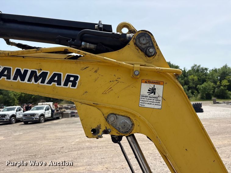 image for item EV2965 2016 Yanmar VIO25 mini excavator