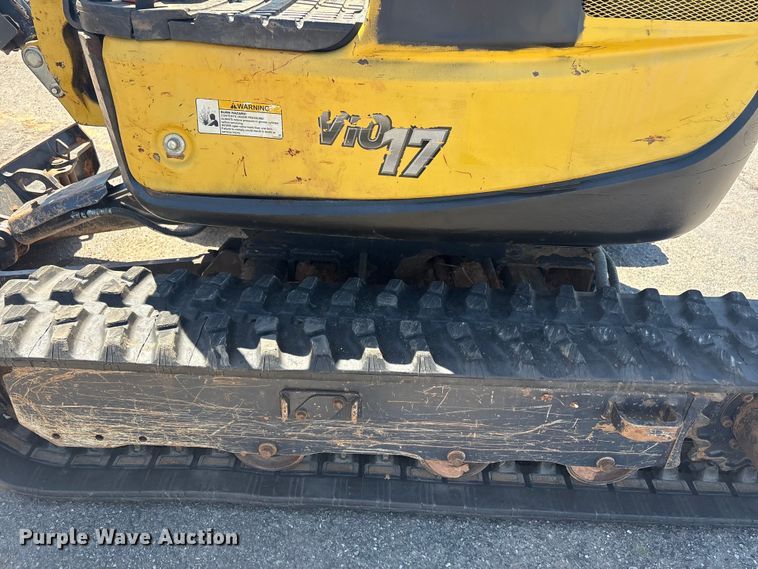 image for item EV2980 2018 Yanmar VIO17-A mini excavator