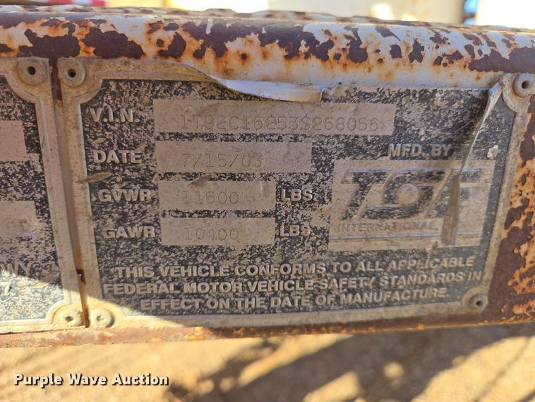 image for item EV5900 2003 TSE DPT 30B cable tensioner trailer