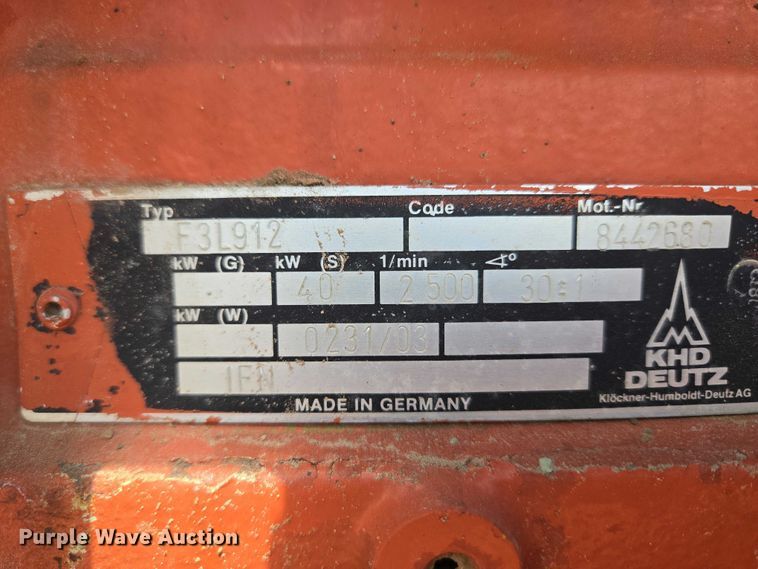 image for item EW0092 1996 Ditch Witch 5110DD trencher