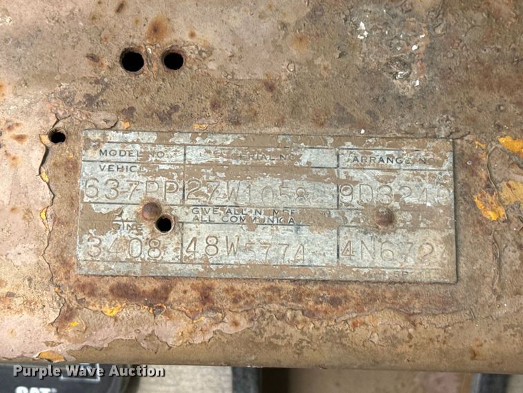 image for item EW4493 1978 Caterpillar 637D water wagon
