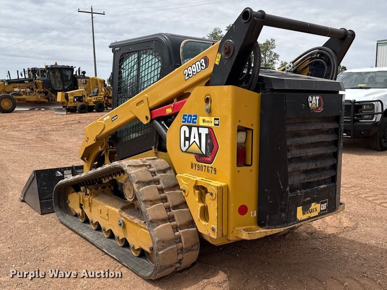 image for item EW4495 2022 Caterpillar 299D3 tracked skid steer loader