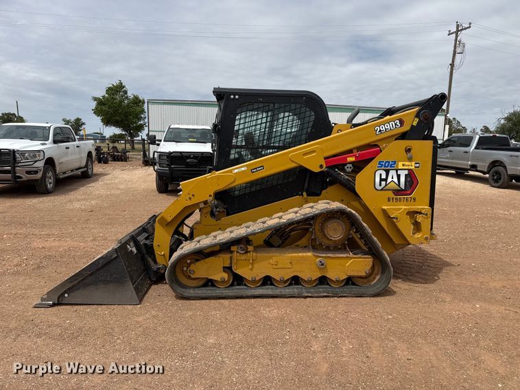 image for item EW4495 2022 Caterpillar 299D3 tracked skid steer loader