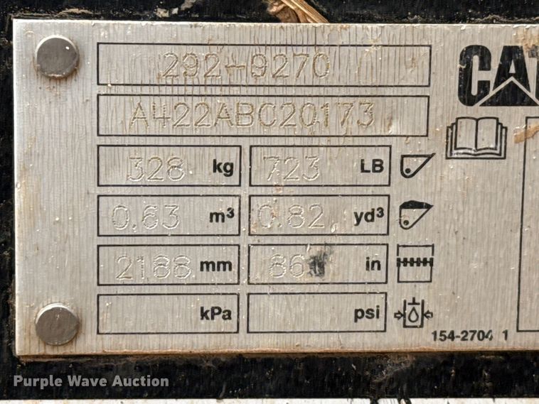 image for item EW4495 2022 Caterpillar 299D3 tracked skid steer loader