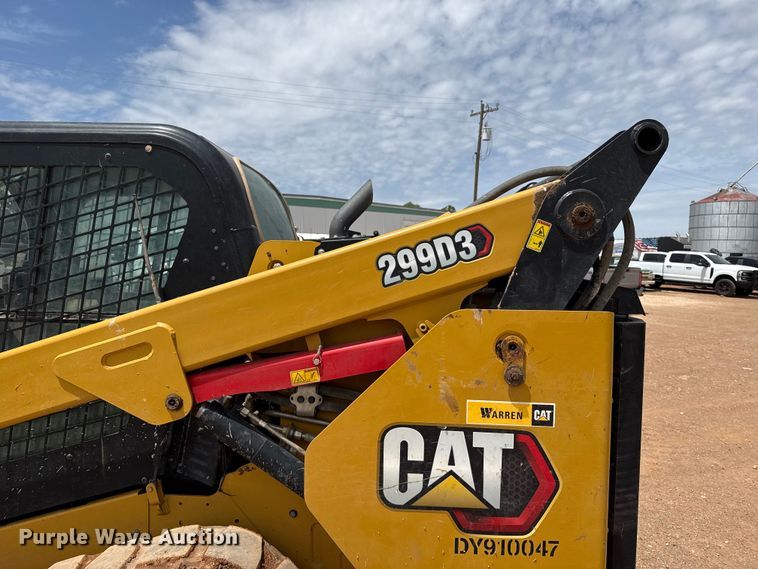 image for item EW4496 2023 Caterpillar 299D3 tracked skid steer loader