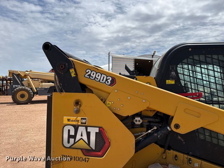 image for item EW4496 2023 Caterpillar 299D3 tracked skid steer loader