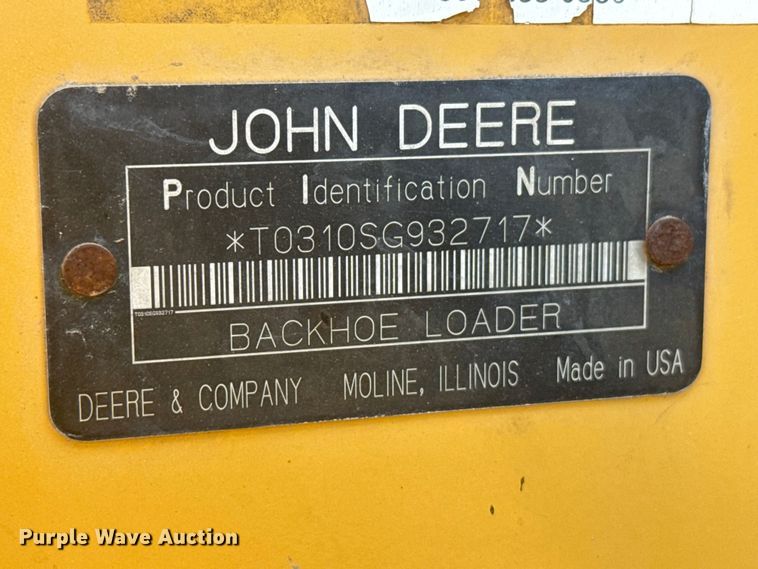 image for item FB7325 2004 John Deere 310SG backhoe