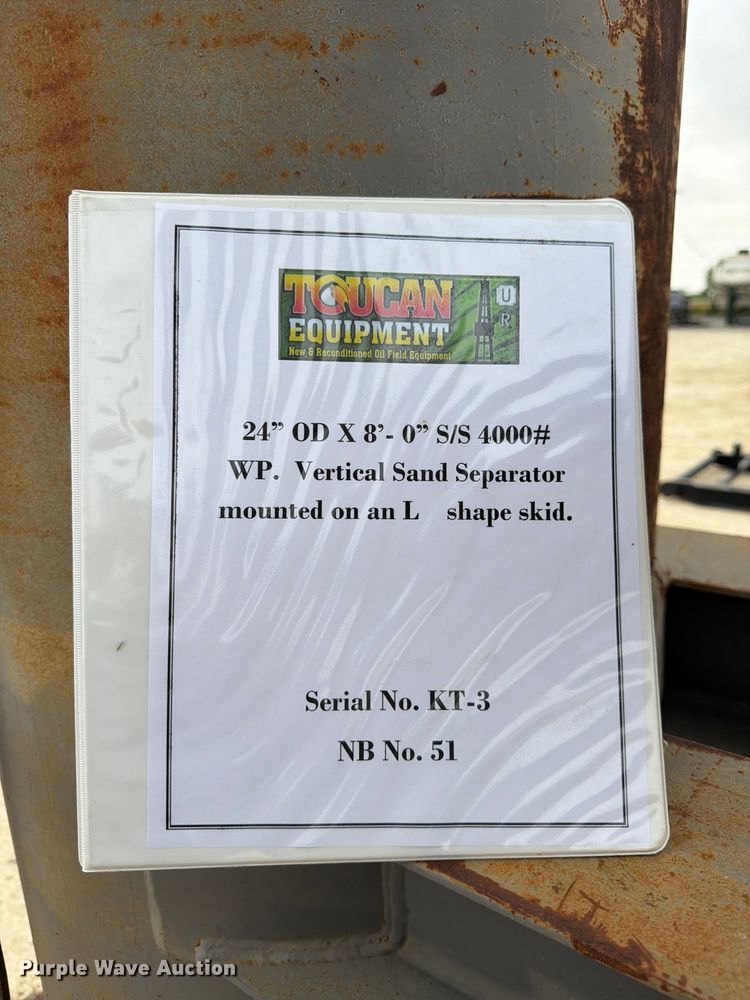image for item FB8146 2011 Toucan Equipment well sand separator