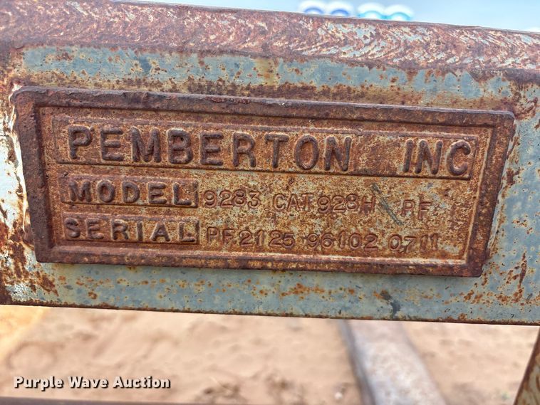 image for item FC2245 Pemberton Inc. 9283 CAT 928H PF forks