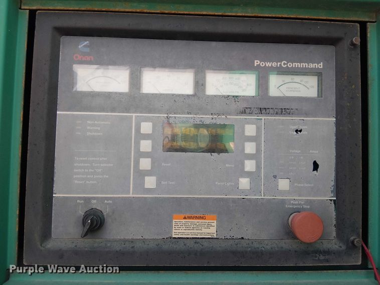 image for item FC2252 Cummins Onan 400DFEB generator