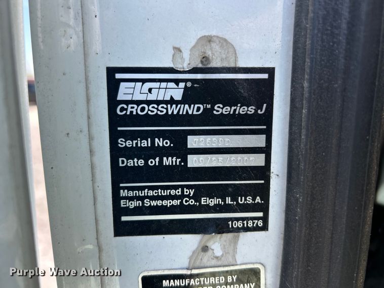 image for item FC2537 2007 Sterling SC8000 street sweeper truck