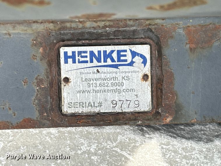 image for item FC2554 Henke 12' W snow plow
