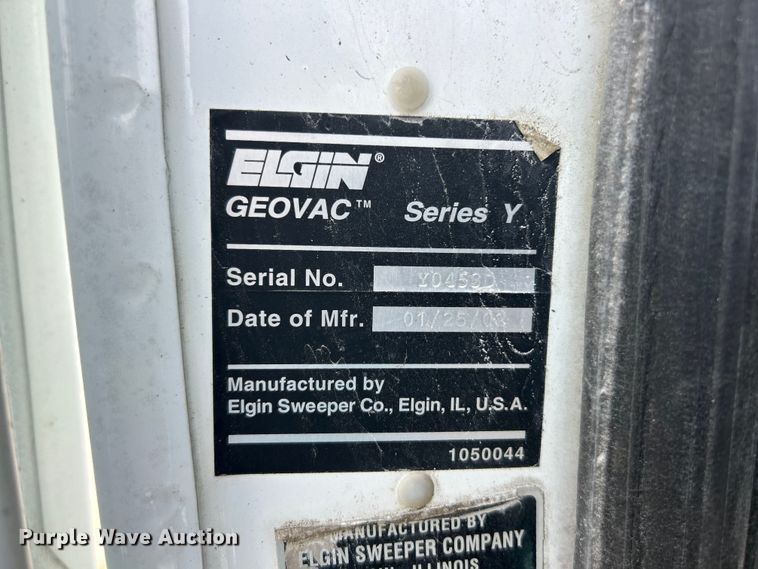 image for item FC2565 2002 Sterling SC8000 street sweeper truck