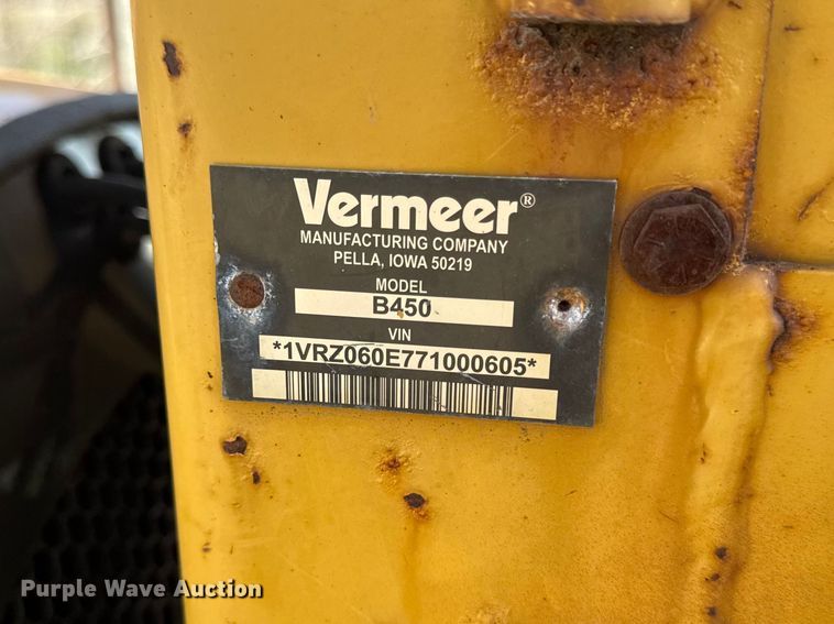 image for item FC3048 2007 Vermeer RT450 trencher
