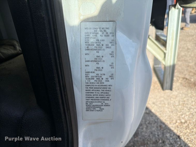 image for item FC3049 2015 Ford F550 Super Duty dump truck