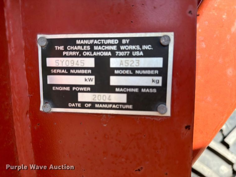 image for item FC3050 2004 Ditch Witch RT55 trencher