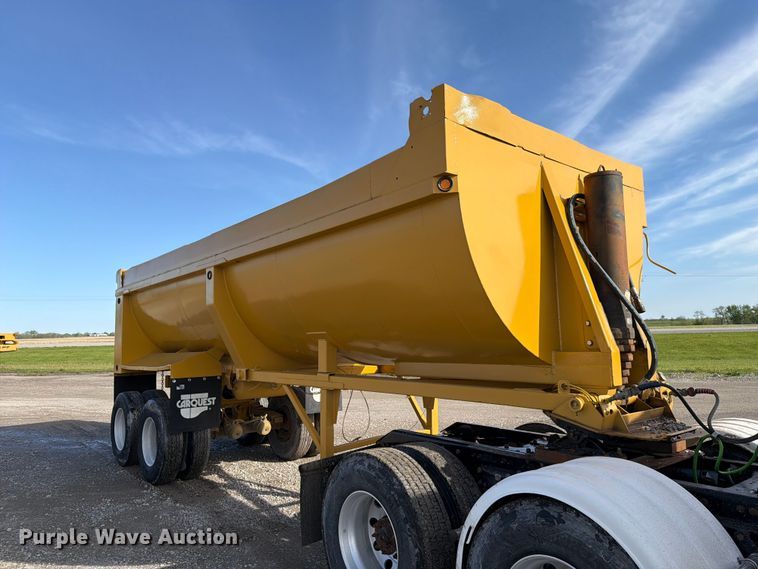 image for item FC3052 1995 Clement Industries side dump trailer