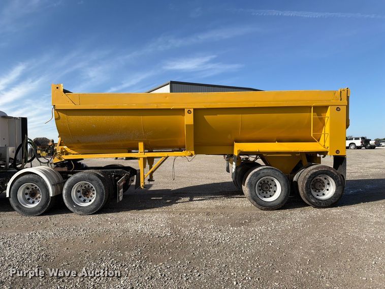 image for item FC3052 1995 Clement Industries side dump trailer