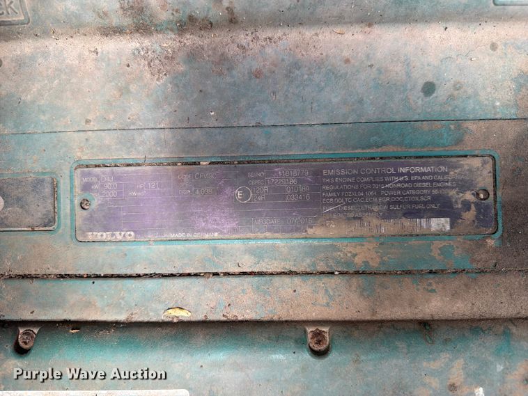 image for item FC3086 2017 Volvo EC140EL excavator