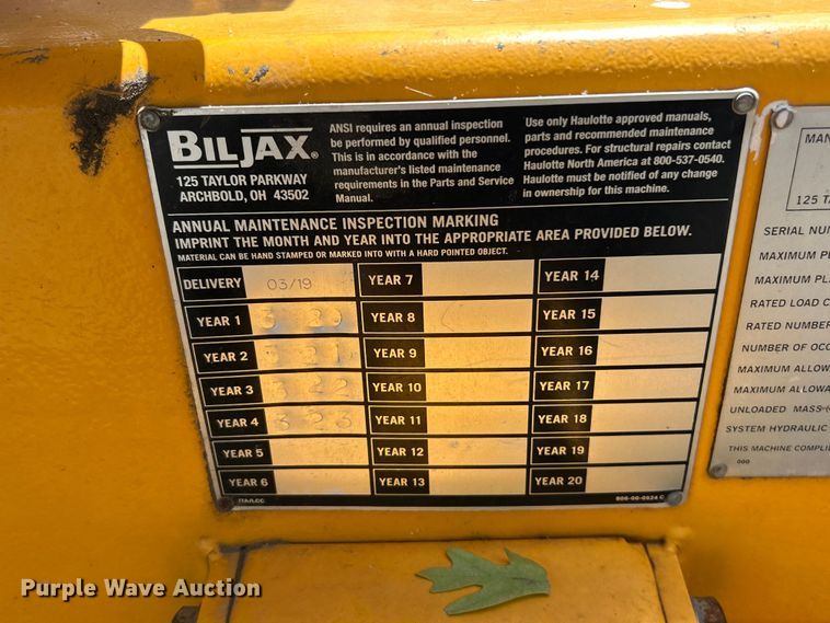 image for item FC5468 2019 Haulotte 55XA boom lift