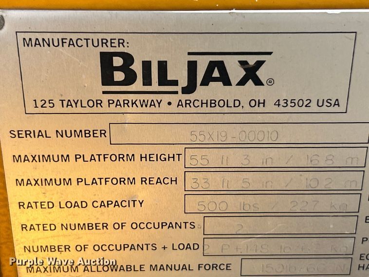 image for item FC5468 2019 Haulotte 55XA boom lift
