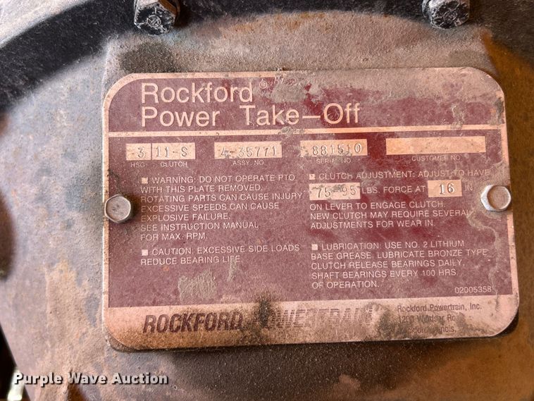 image for item FC5505 1995 Sewer Equipment Co. Of America 747FR2000 sewer jettter trailer