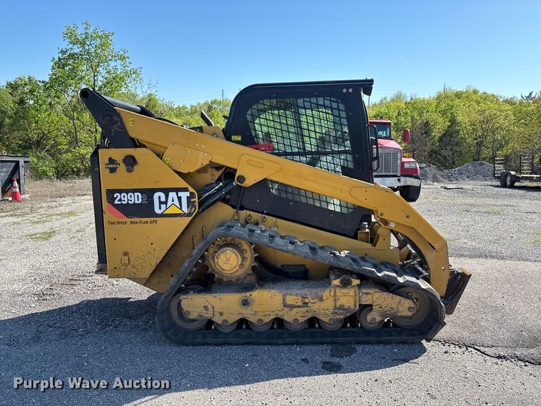 image for item FC5585 2018 Caterpillar 299D2 tracked skid steer loader