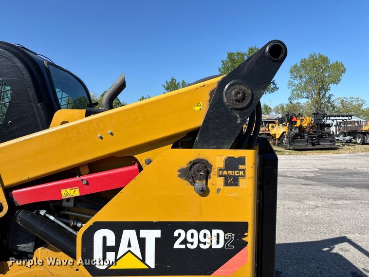image for item FC5585 2018 Caterpillar 299D2 tracked skid steer loader