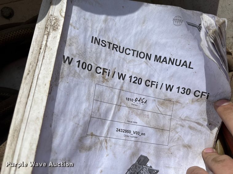 image for item FC5592 2016 Wirtgen W120CFi milling machine