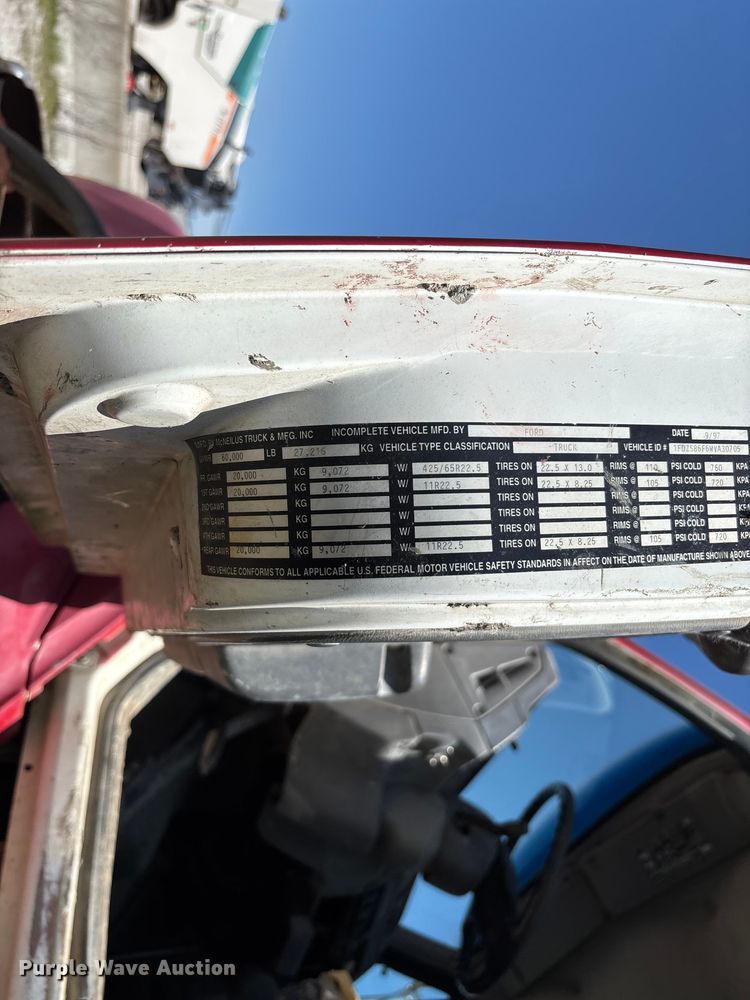 image for item FC5594 1998 Ford LT8513 ready mix truck
