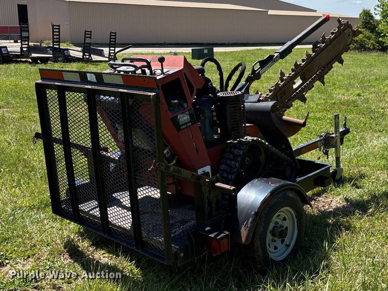 image for item FC5677 Toro TRX-26 trencher with trailer
