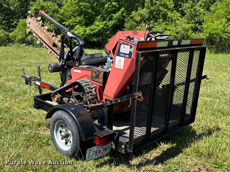 image for item FC5677 Toro TRX-26 trencher with trailer