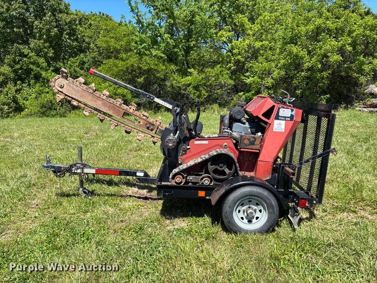 image for item FC5677 Toro TRX-26 trencher with trailer