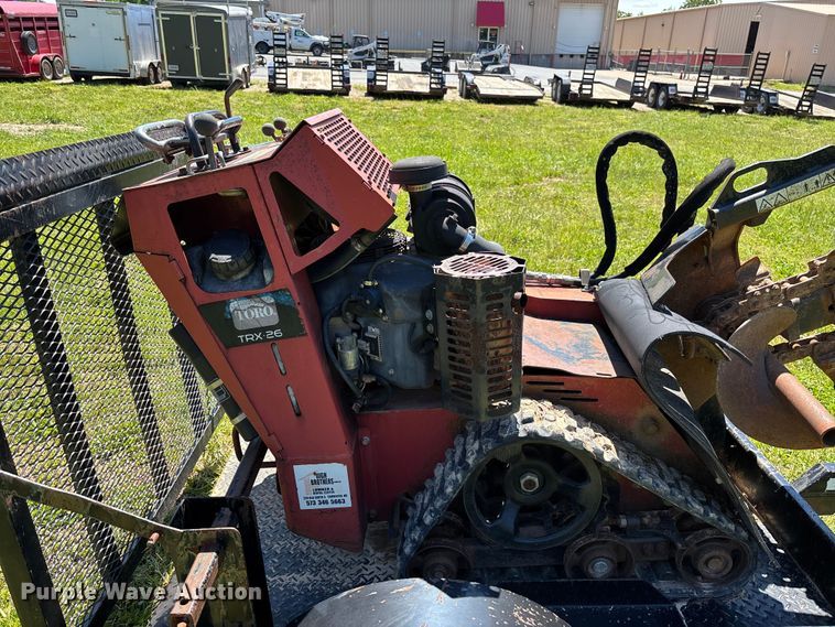 image for item FC5677 Toro TRX-26 trencher with trailer