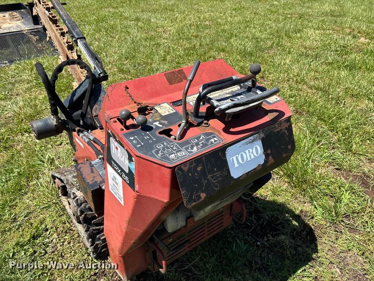 image for item FC5677 Toro TRX-26 trencher with trailer