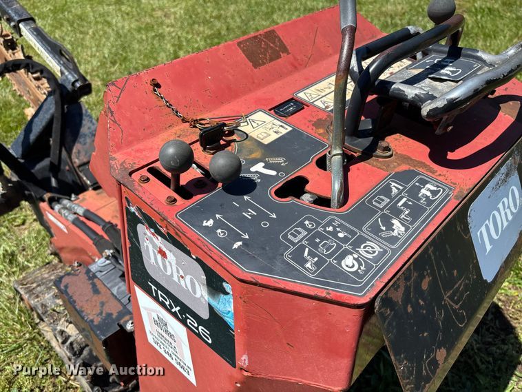 image for item FC5677 Toro TRX-26 trencher with trailer