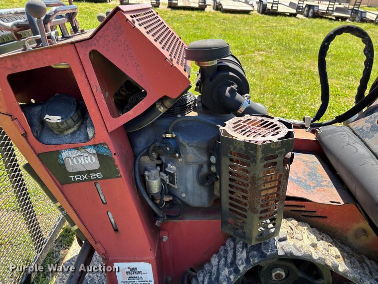 image for item FC5677 Toro TRX-26 trencher with trailer