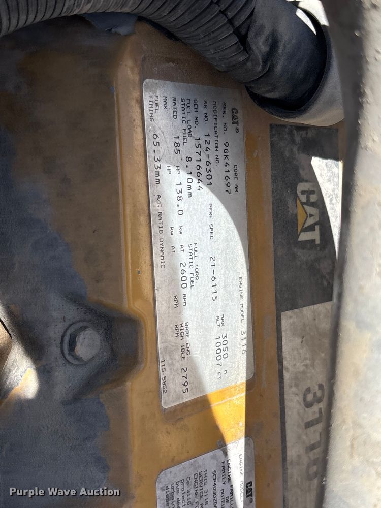 image for item FC5715 1996 Chevrolet C7 dump truck