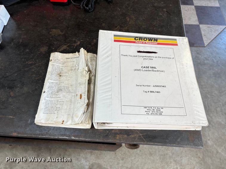 image for item FC5716 1997 Case 580L backhoe