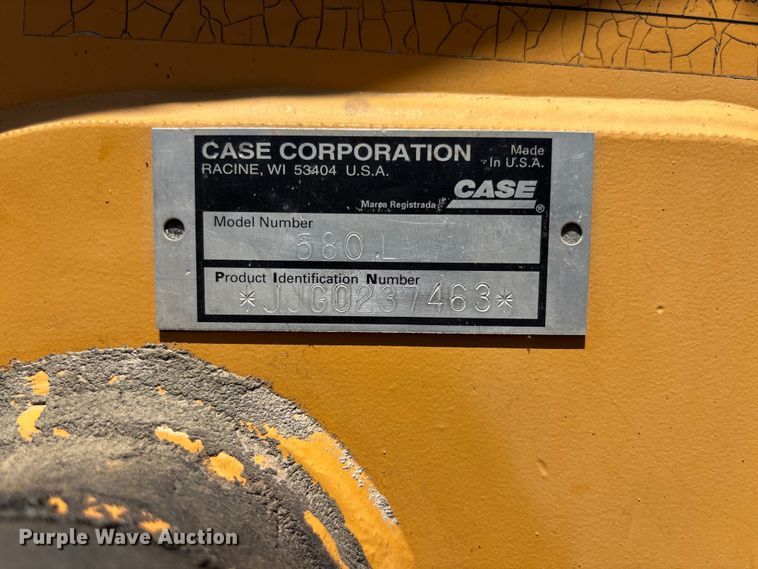 image for item FC5716 1997 Case 580L backhoe
